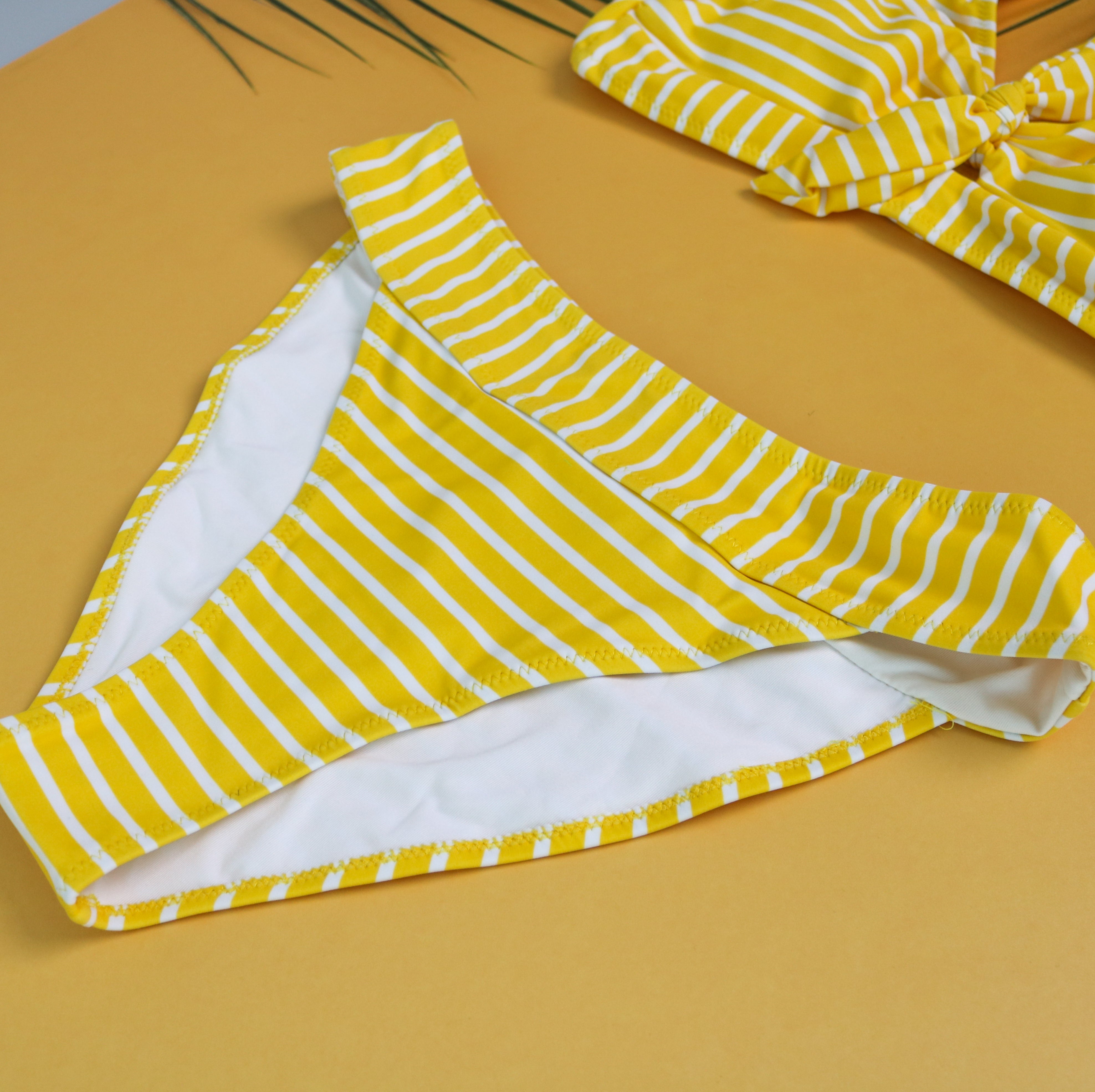 Costum de Baie - 2 piese - Yellow - Ella Moda